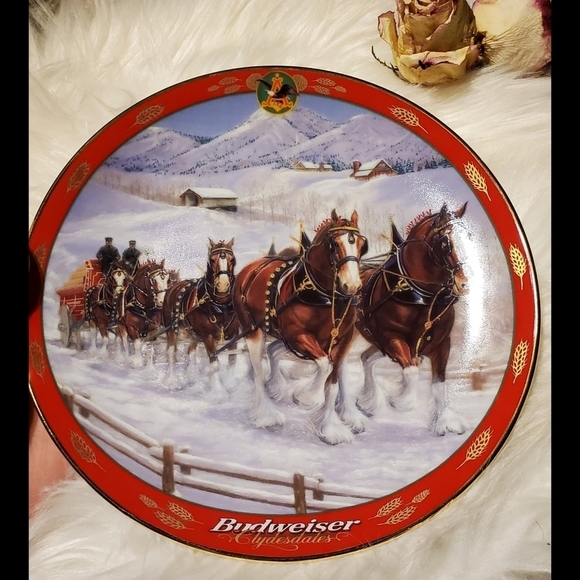 Budweiser Collectors Plate - Picture 1 of 2